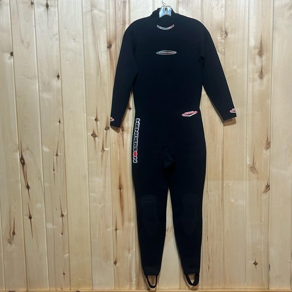 NWT Henderson USA Black Neoprene Microprene Nylon Long Sleeve Wet Suit Size‎ M